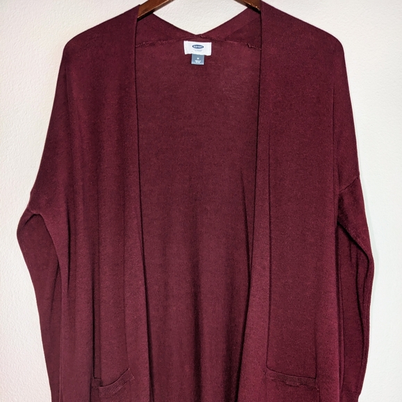 Old Navy Maroon Cardigan - Picture 8 of 13